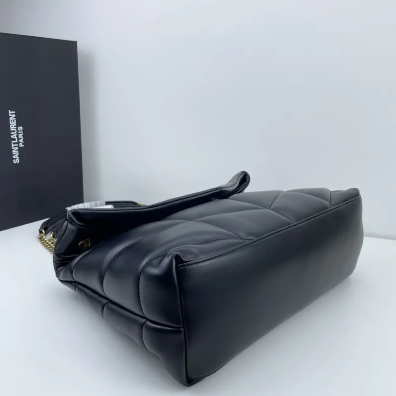 YSL Black Quilted Shoulder Bag 410 - Image 5