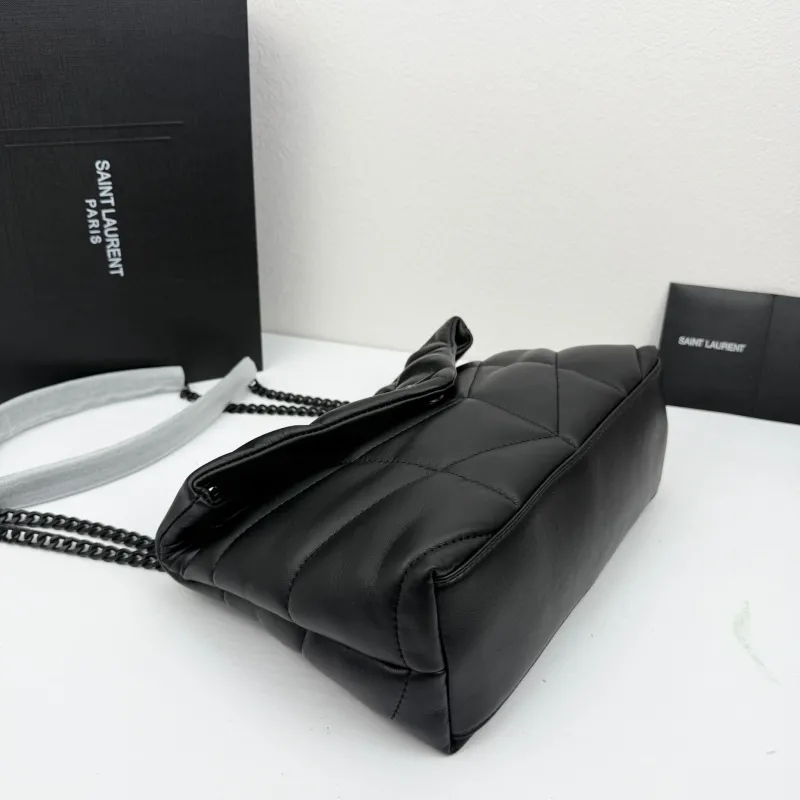 Saint Laurent Black Top Handle Bag 411 - Image 4
