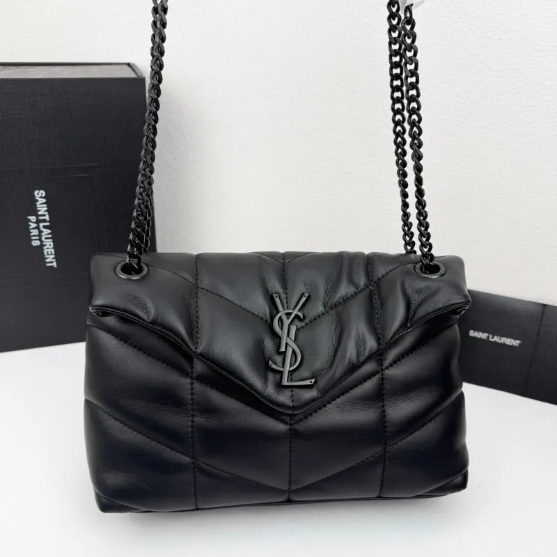 Saint Laurent Black Top Handle Bag 411 - Image 5