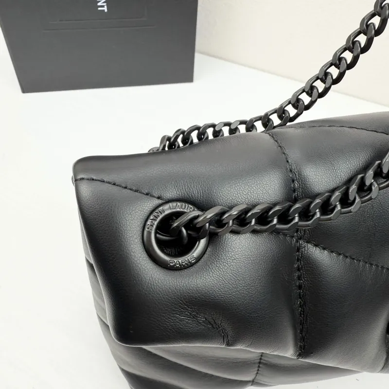 Saint Laurent Black Top Handle Bag 411 - Image 6