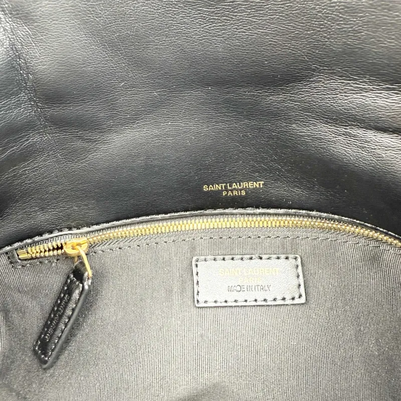 YSL Black Quilted Chain Shoulder Bag 416 - Image 8