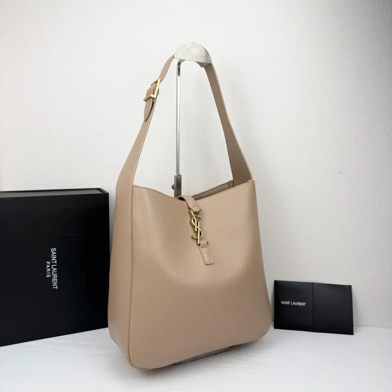 Alternative view of Saint Laurent Beige Hobo Bag 423 30x31x13cm