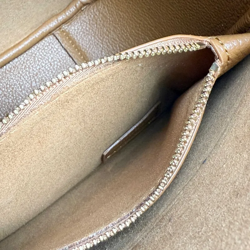 Saint Laurent Brown Hobo Bag 424 - Image 9
