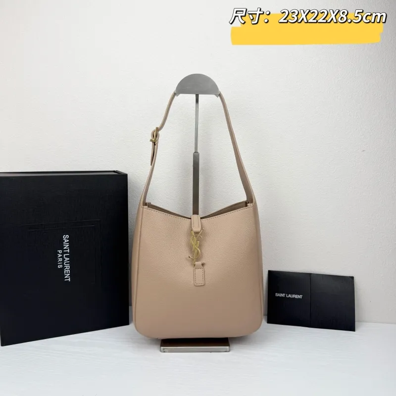 Saint Laurent Nude Shoulder Hobo Bag 426
