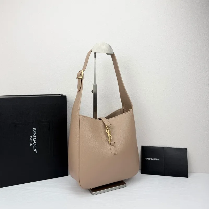 Alternative view of Saint Laurent Nude Shoulder Hobo Bag 426