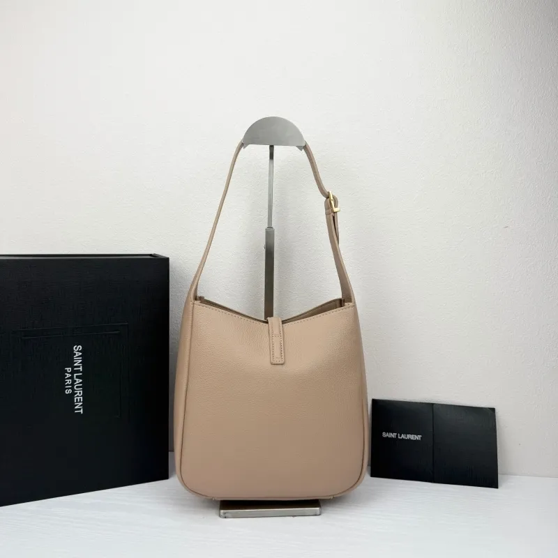 Saint Laurent Nude Shoulder Hobo Bag 426 - Image 3