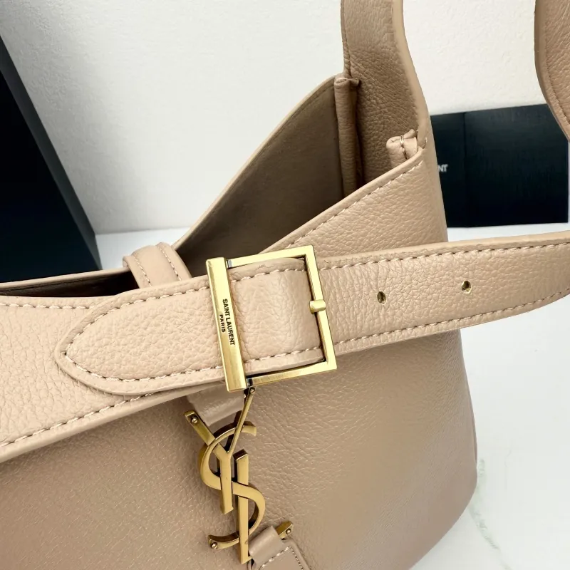 Saint Laurent Nude Shoulder Hobo Bag 426 - Image 6