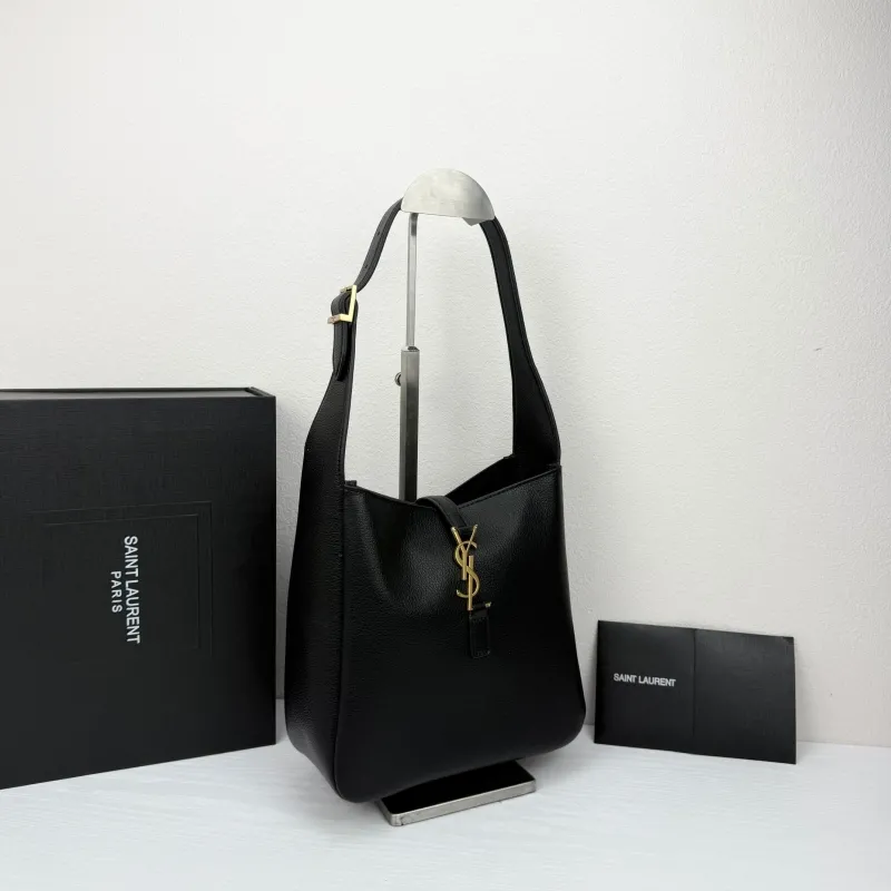 Alternative view of Saint Laurent Black Hobo Bag 427