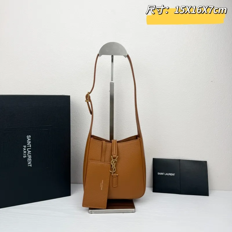 Saint Laurent Brown Top Handle Shoulder Bag 428