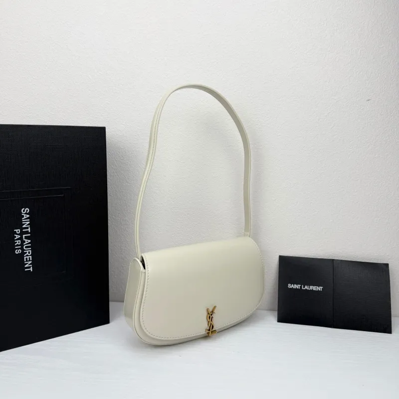Alternative view of Saint Laurent Ivory Shoulder Bag 21X11X4.5cm 434