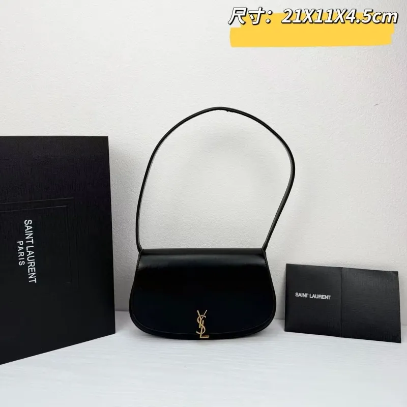 YSL Black Top Handle Bag 436