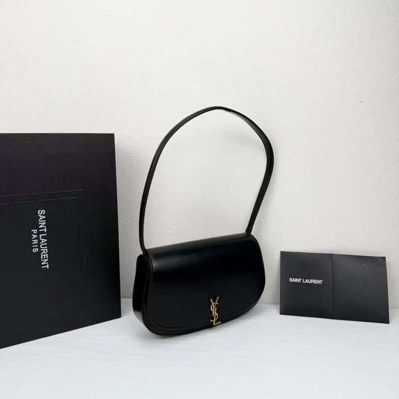 Alternative view of YSL Black Top Handle Bag 436