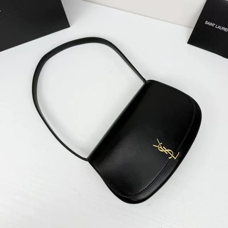 YSL Black Top Handle Bag 436 - Image 5