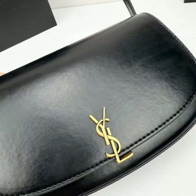 YSL Black Top Handle Bag 436 - Image 6