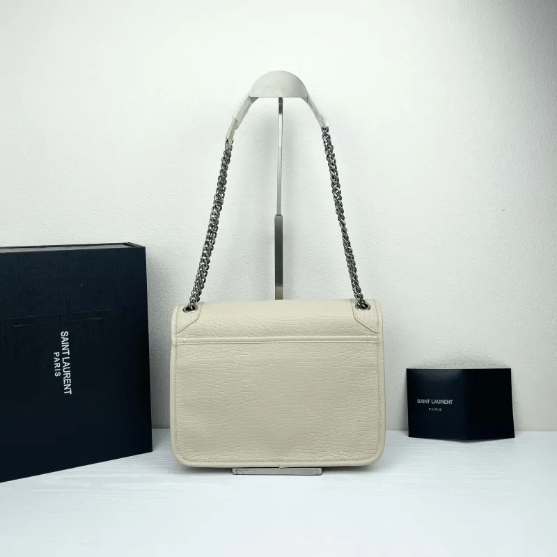 Saint Laurent Cream Chain Shoulder Bag 9250 - Image 3