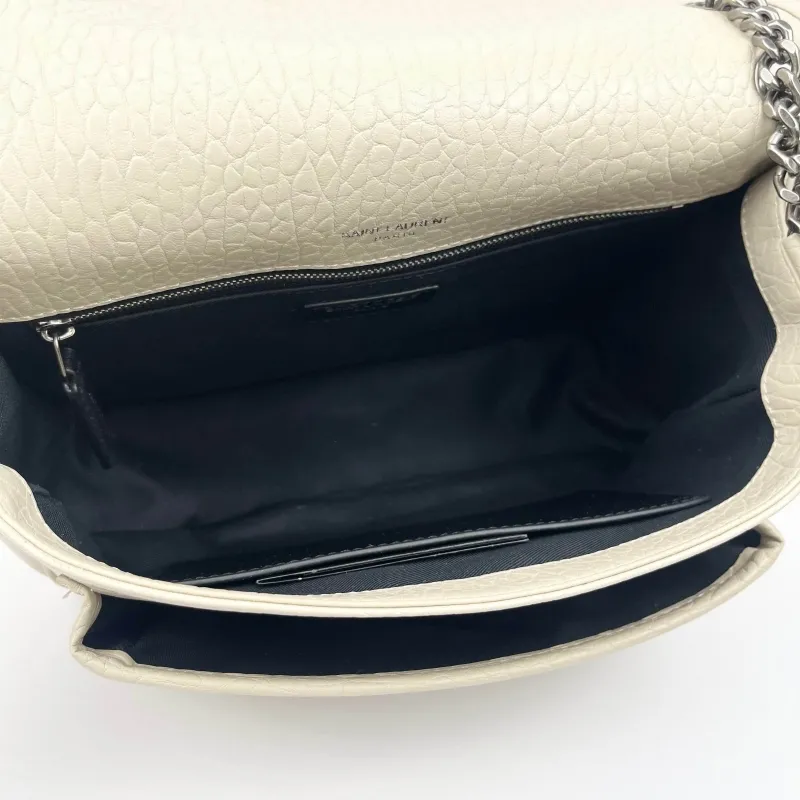 Saint Laurent Cream Chain Shoulder Bag 9250 - Image 7