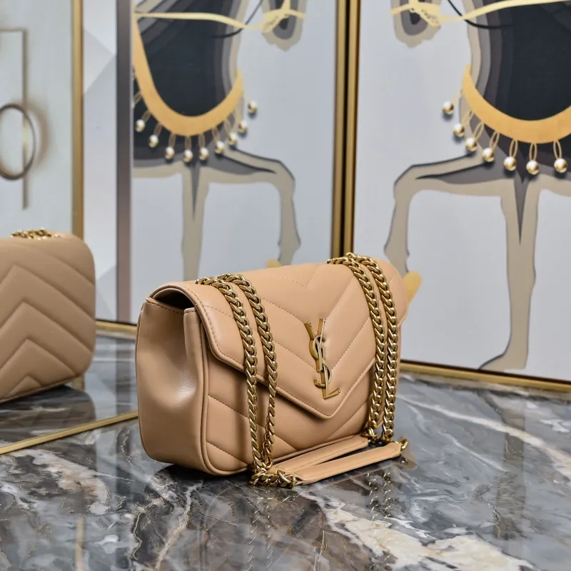 Alternative view of YSL Beige Top Handle Shoulder Bag 442
