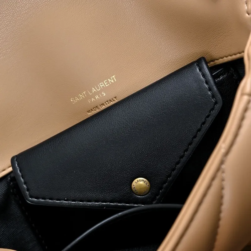 YSL Beige Top Handle Shoulder Bag 442 - Image 4