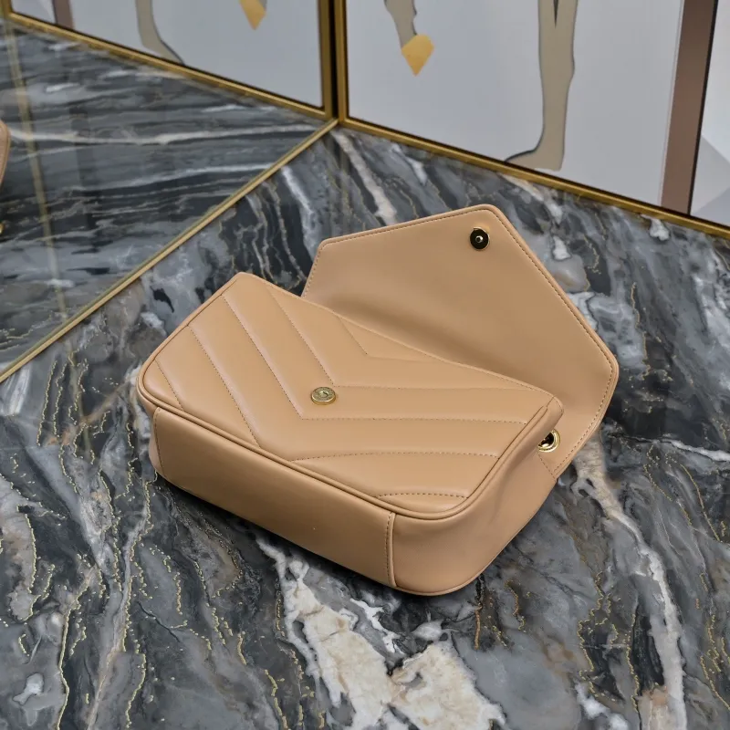YSL Beige Top Handle Shoulder Bag 442 - Image 7