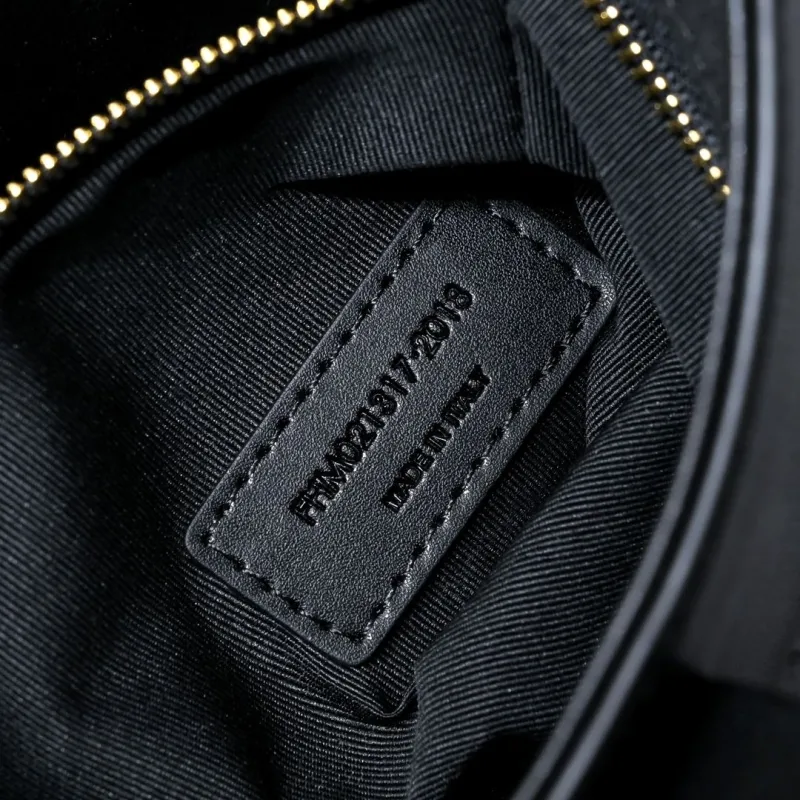 YSL Black Crocodile Embossed Top Handle Bag 447 - Image 9