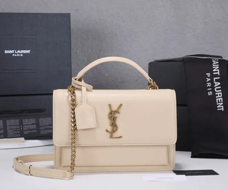 Saint Laurent Beige Top Handle Bag 451