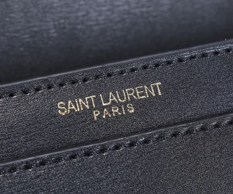 YSL Black Top Handle Bag 452 - Image 7