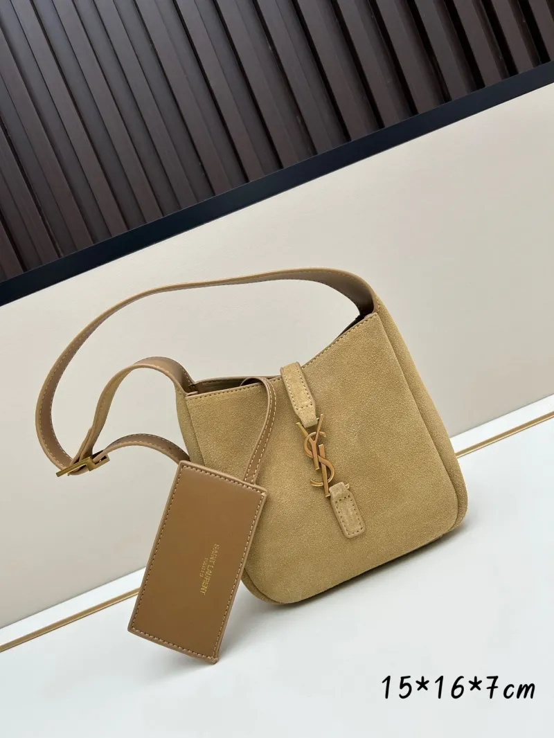 YSL Beige Suede Hobo Bag Model 453