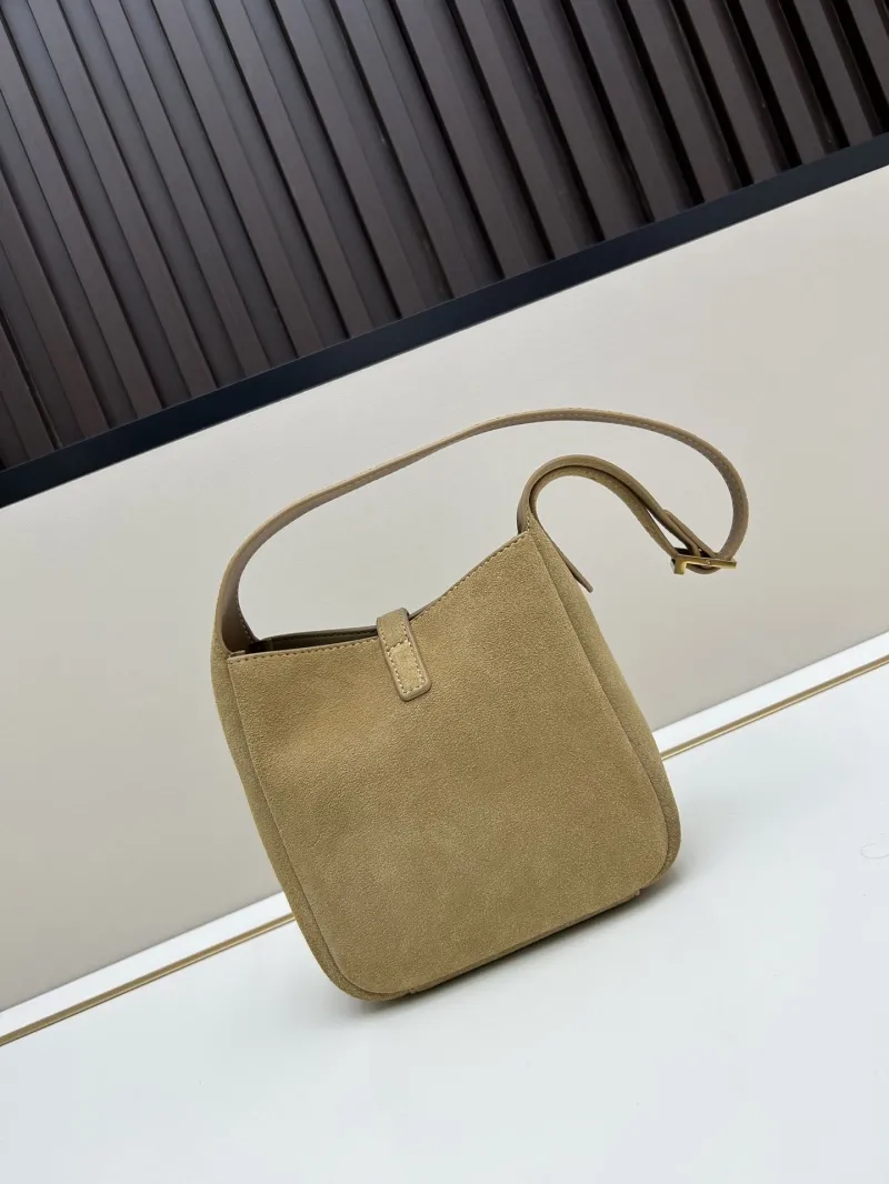 Alternative view of YSL Beige Suede Hobo Bag Model 453