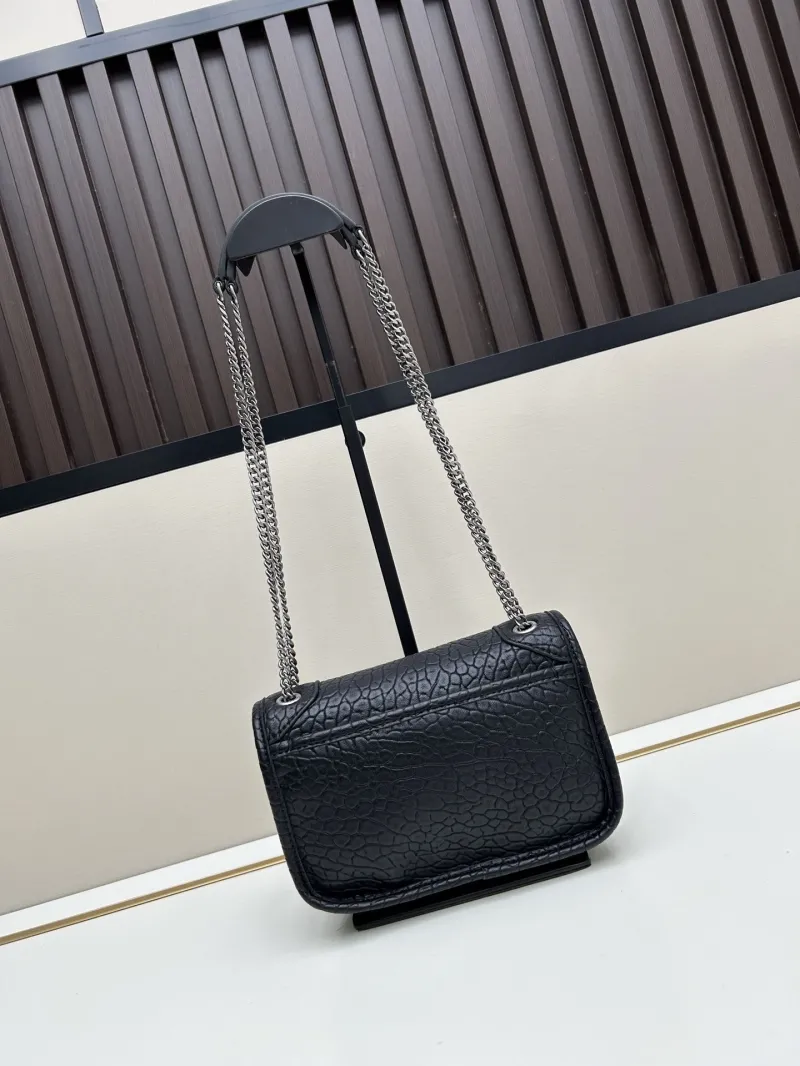 Alternative view of YSL Black Leather Chain Shoulder Bag 456