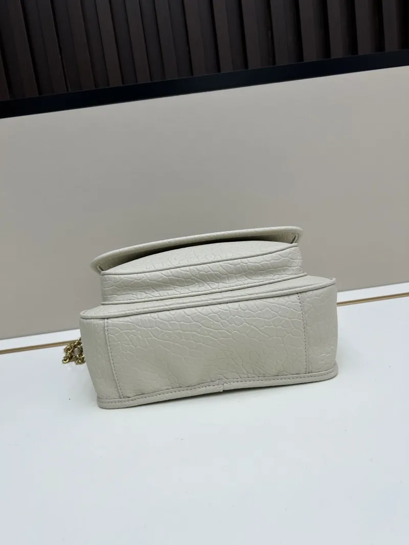 YSL Cream Chain Shoulder Bag 458 - Image 6