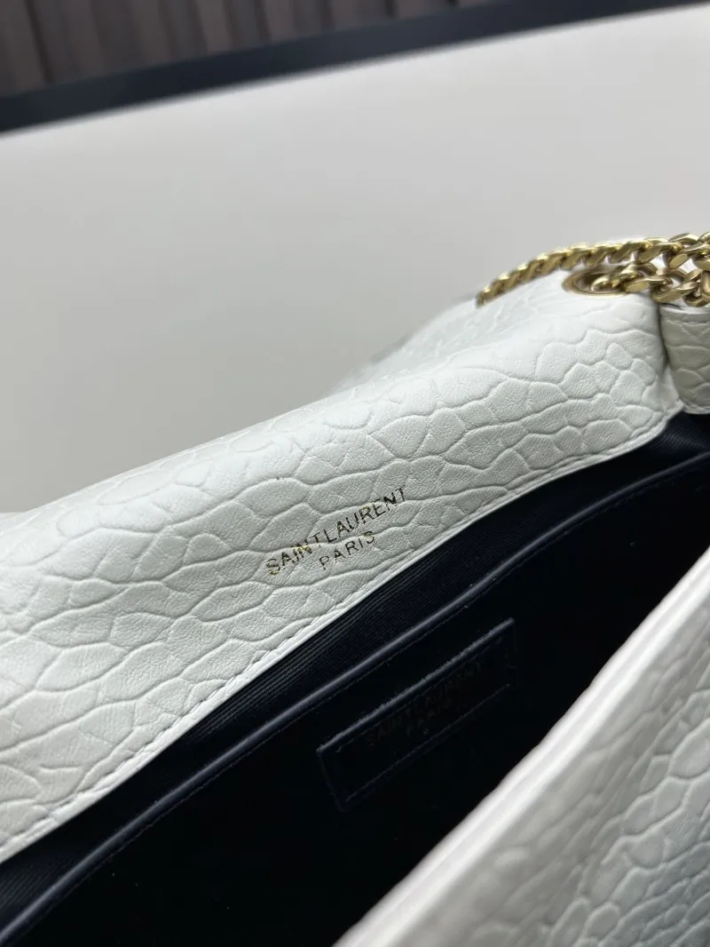 YSL Cream Chain Shoulder Bag 458 - Image 8