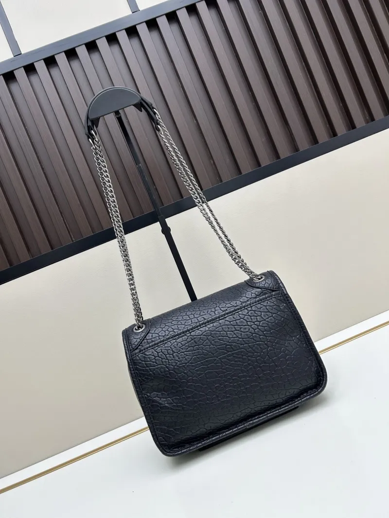 Alternative view of YSL Black Leather Chain Shoulder Bag 459