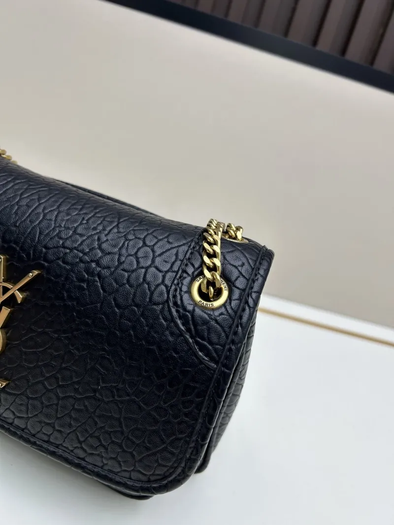 YSL Black Top Handle Chain Shoulder Bag 460 - Image 5