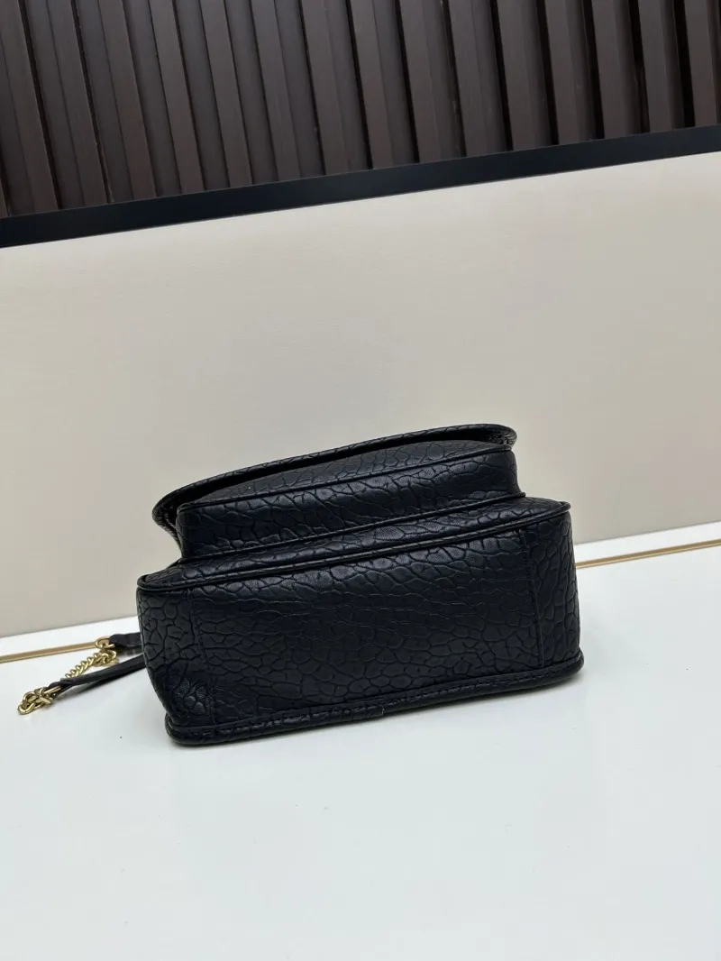YSL Black Top Handle Chain Shoulder Bag 460 - Image 6