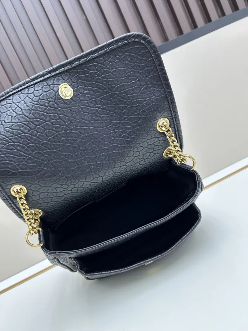 YSL Black Top Handle Chain Shoulder Bag 460 - Image 7