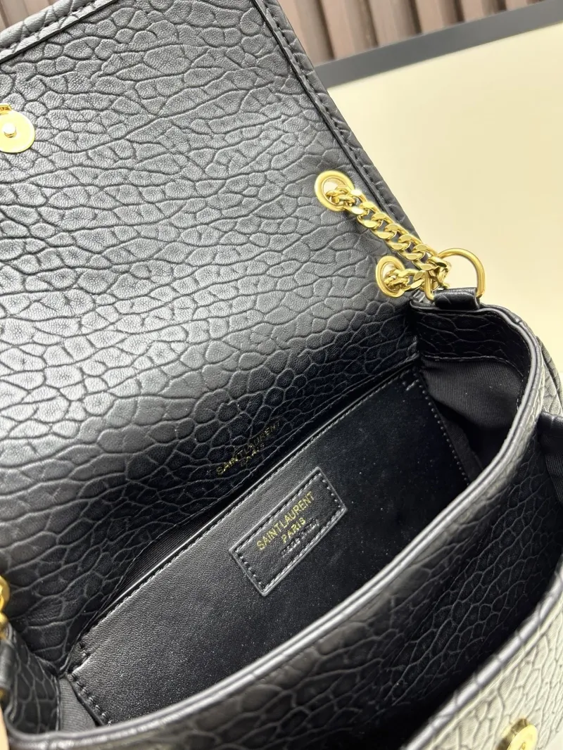 YSL Black Top Handle Chain Shoulder Bag 460 - Image 8