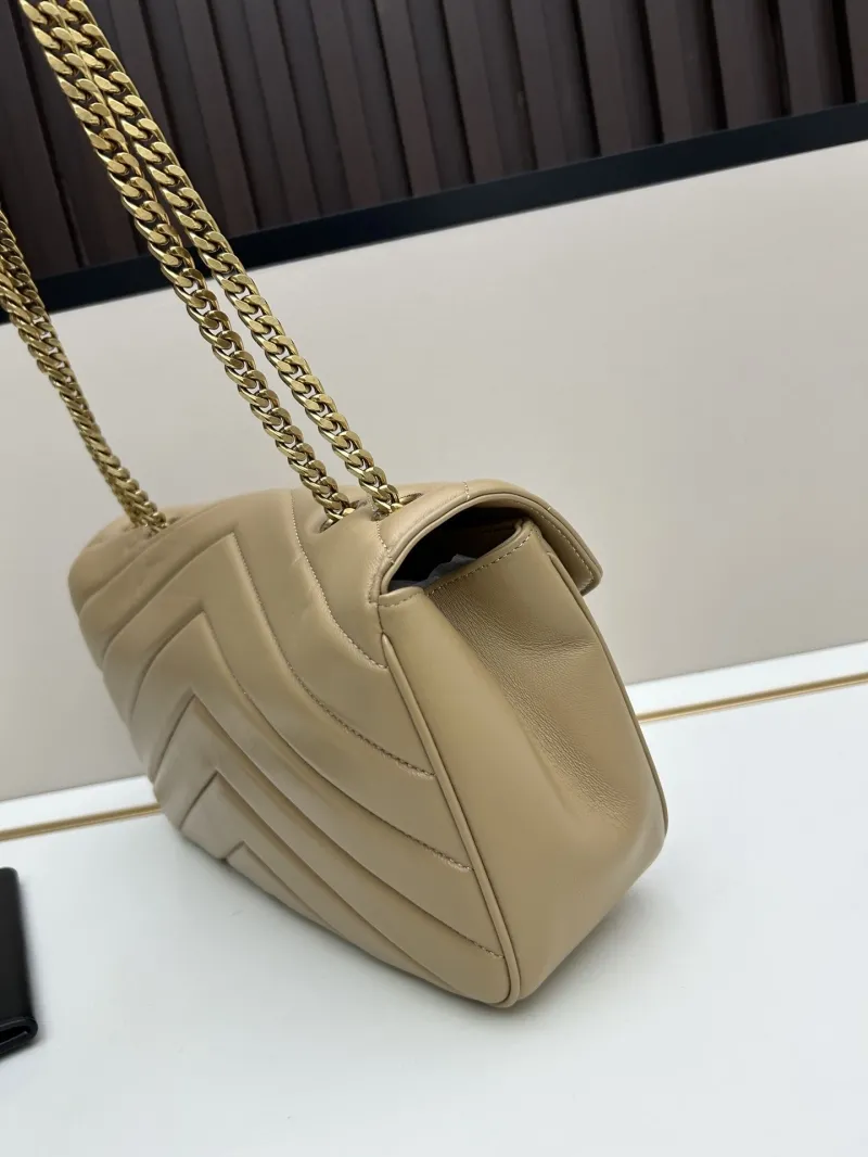 YSL Beige Top Handle Shoulder Bag 470 - Image 3