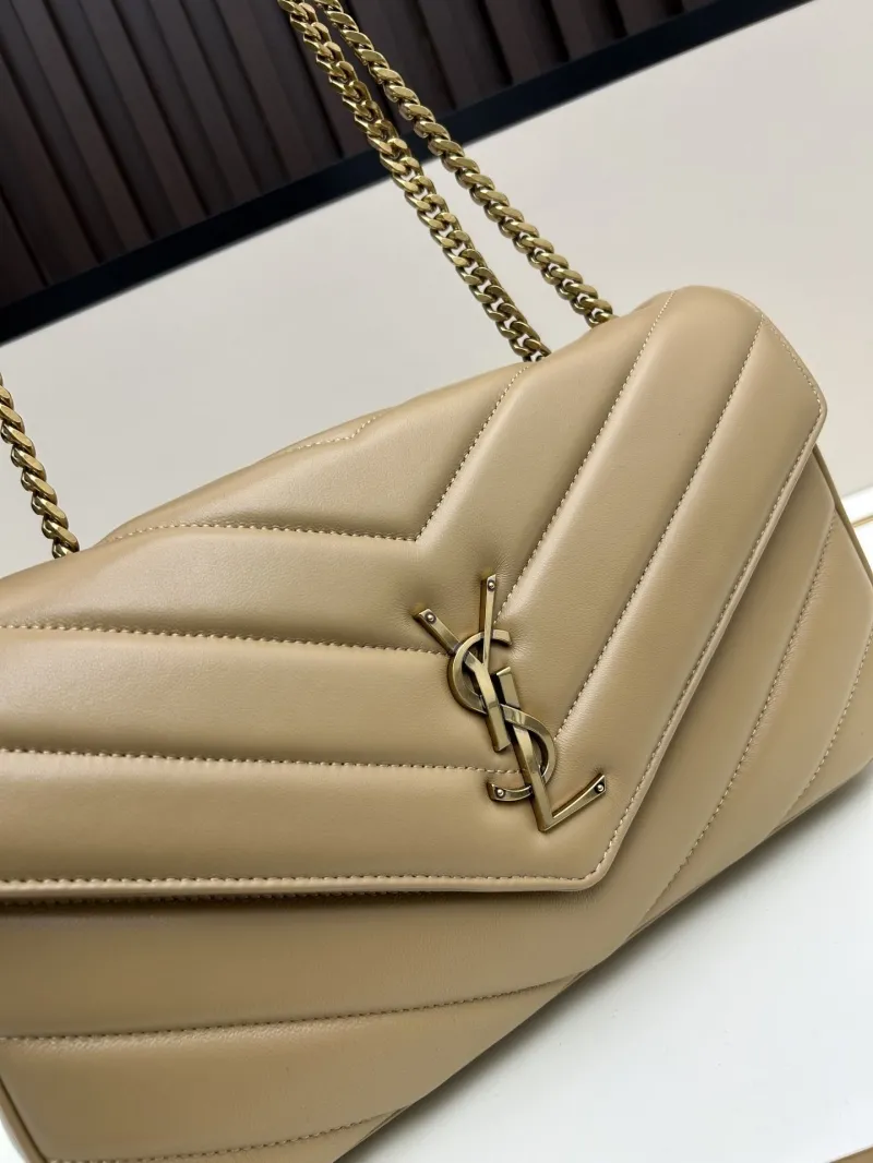 YSL Beige Top Handle Shoulder Bag 470 - Image 4