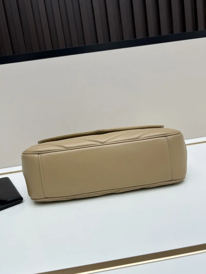YSL Beige Top Handle Shoulder Bag 470 - Image 5
