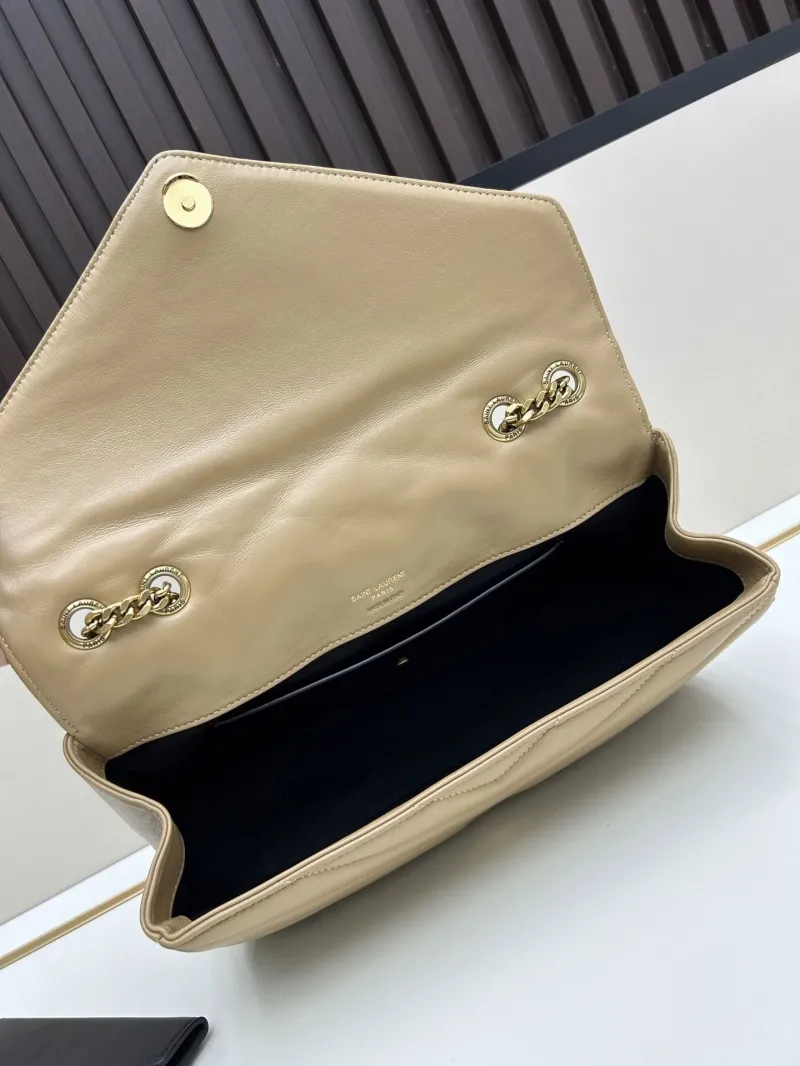 YSL Beige Top Handle Shoulder Bag 470 - Image 7