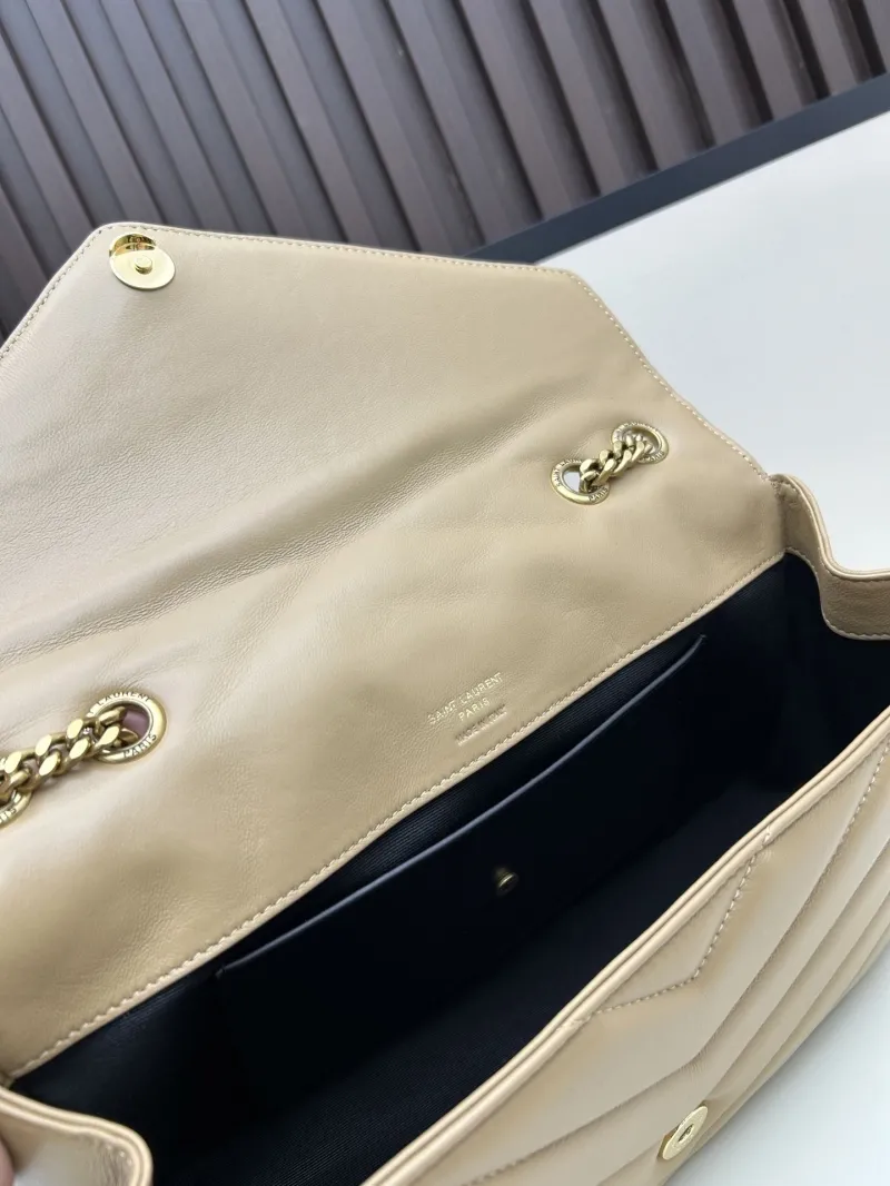 YSL Beige Top Handle Shoulder Bag 470 - Image 8