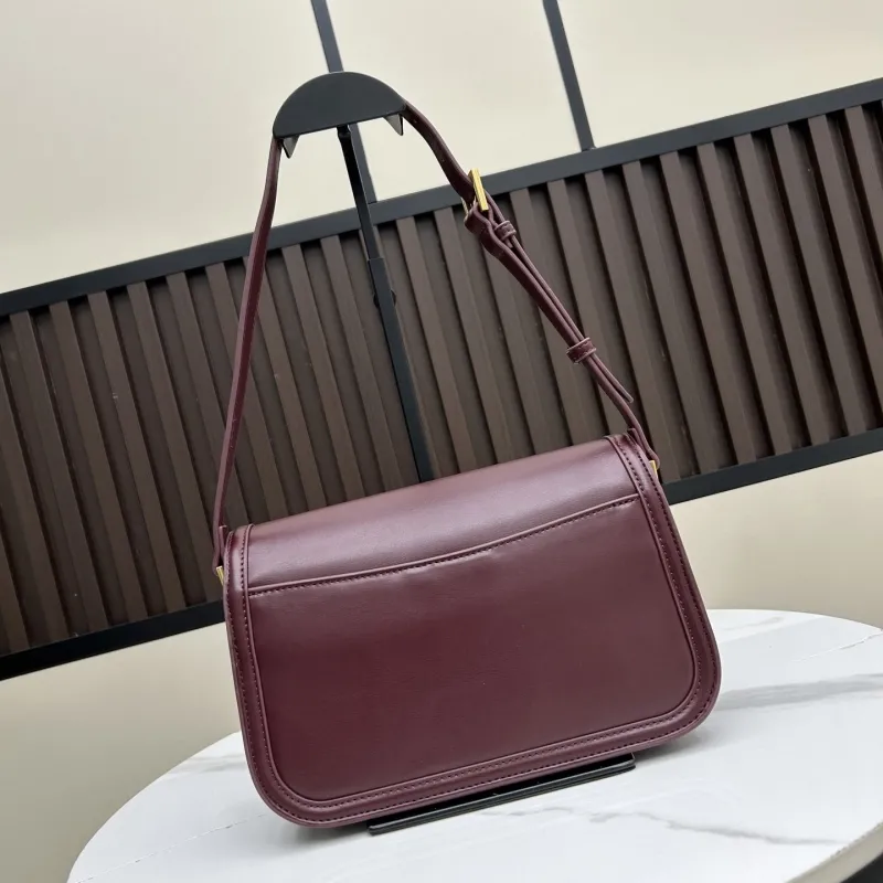 Alternative view of YSL Burgundy Shoulder Bag 472