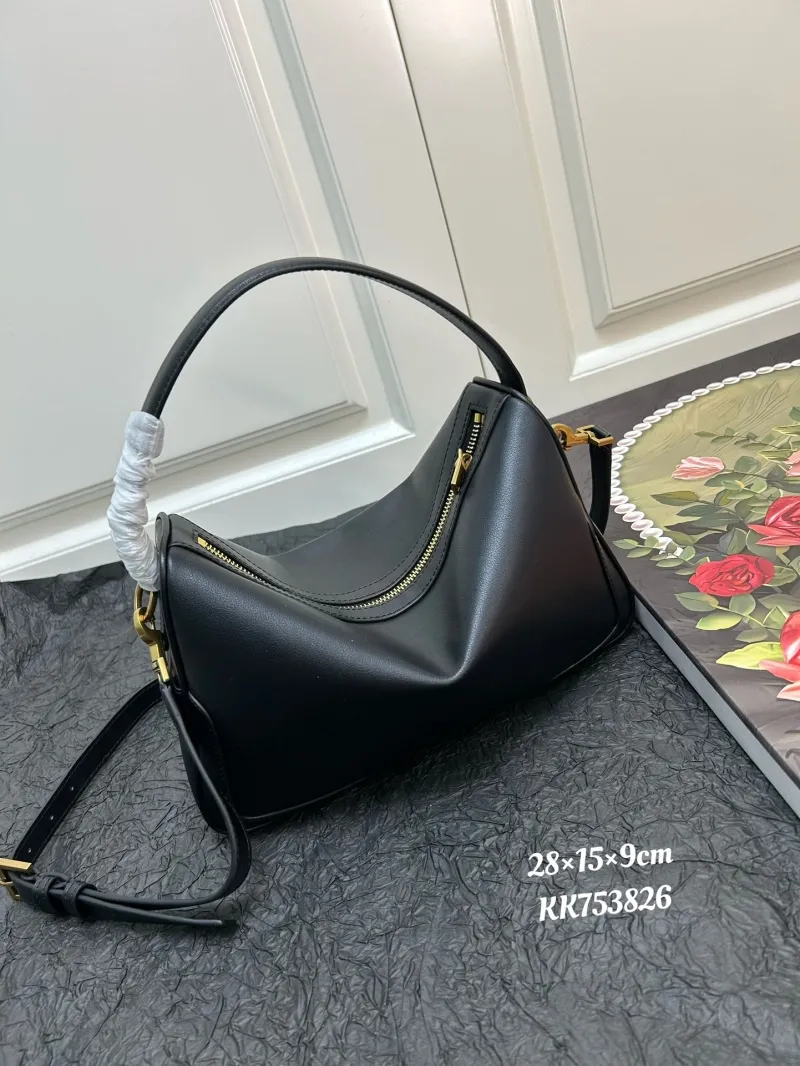 Alternative view of YSL Black Top Handle Bag KK753826 28x15x9cm