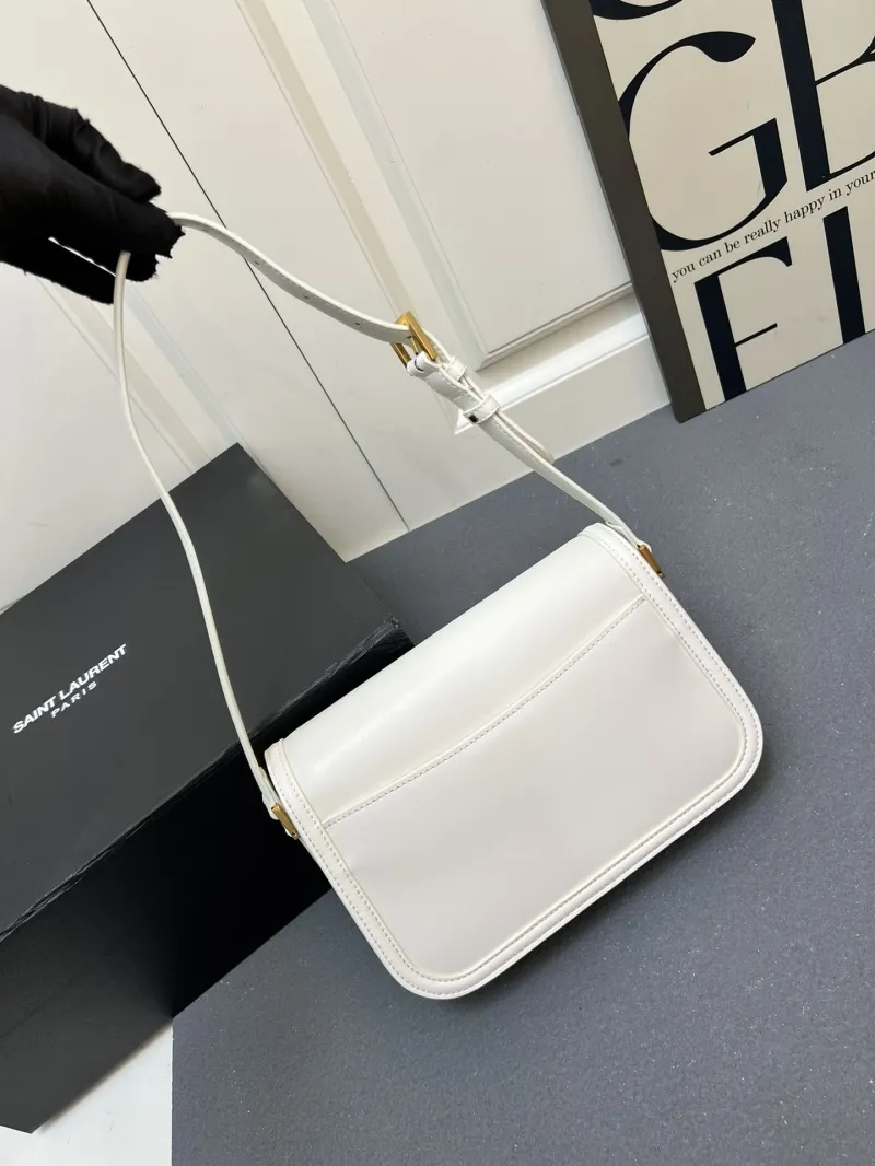 Saint Laurent White Leather Shoulder Bag Y1832330 - Image 3