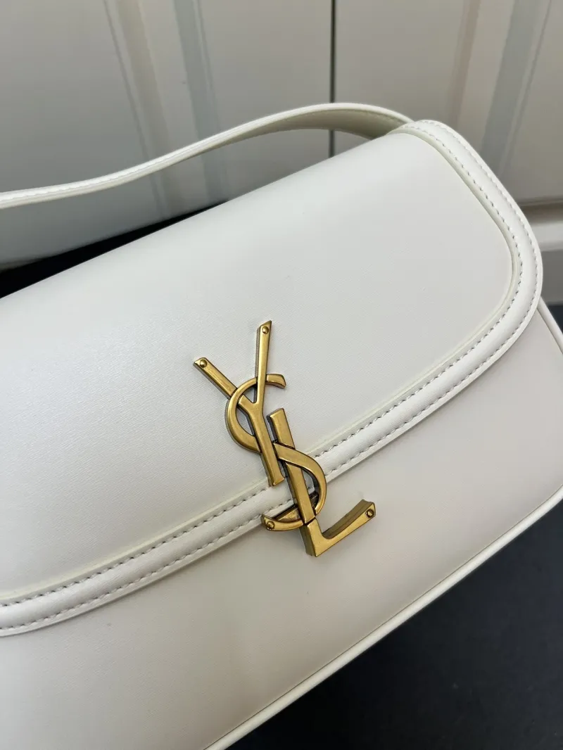 Saint Laurent White Leather Shoulder Bag Y1832330 - Image 6