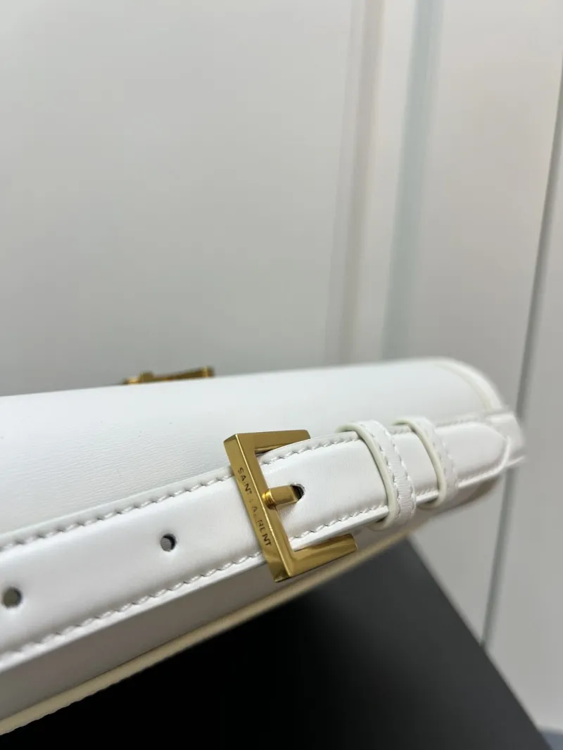 Saint Laurent White Leather Shoulder Bag Y1832330 - Image 7