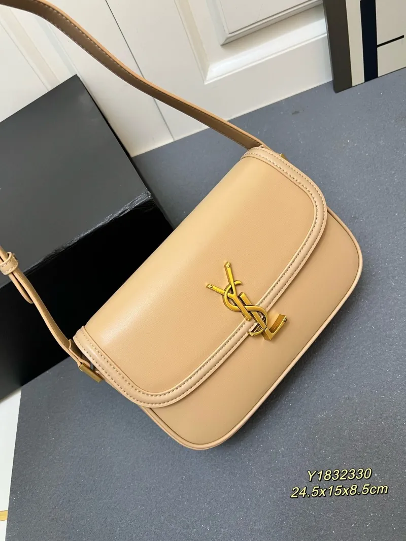 Saint Laurent Beige Leather Shoulder Bag Y1832330 - Image 5