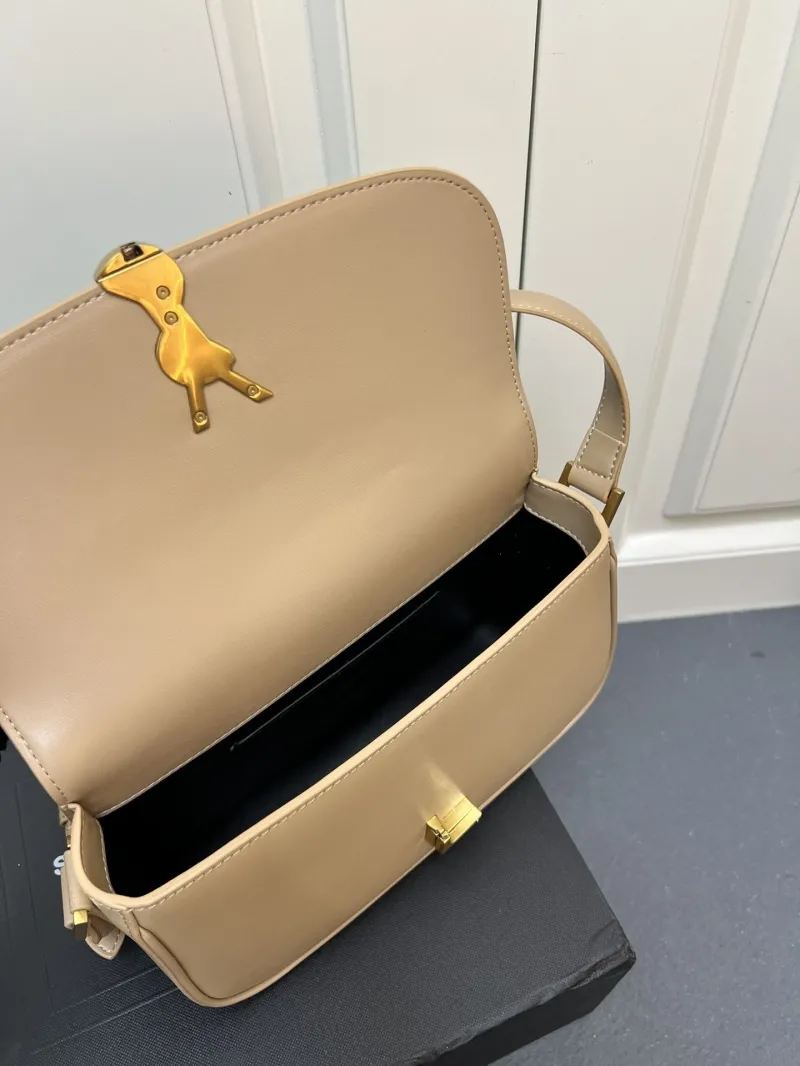 Saint Laurent Beige Leather Shoulder Bag Y1832330 - Image 10