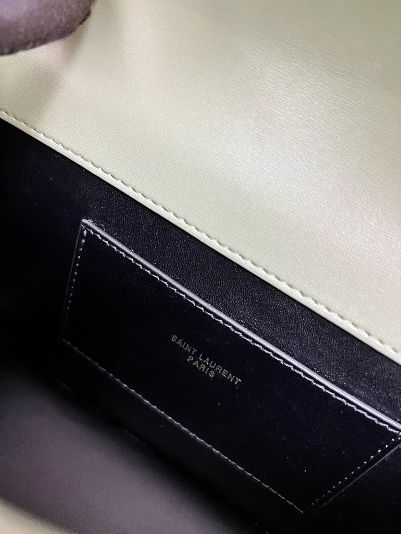 Alternative view of Saint Laurent Y1832330 Sage Green Shoulder Bag
