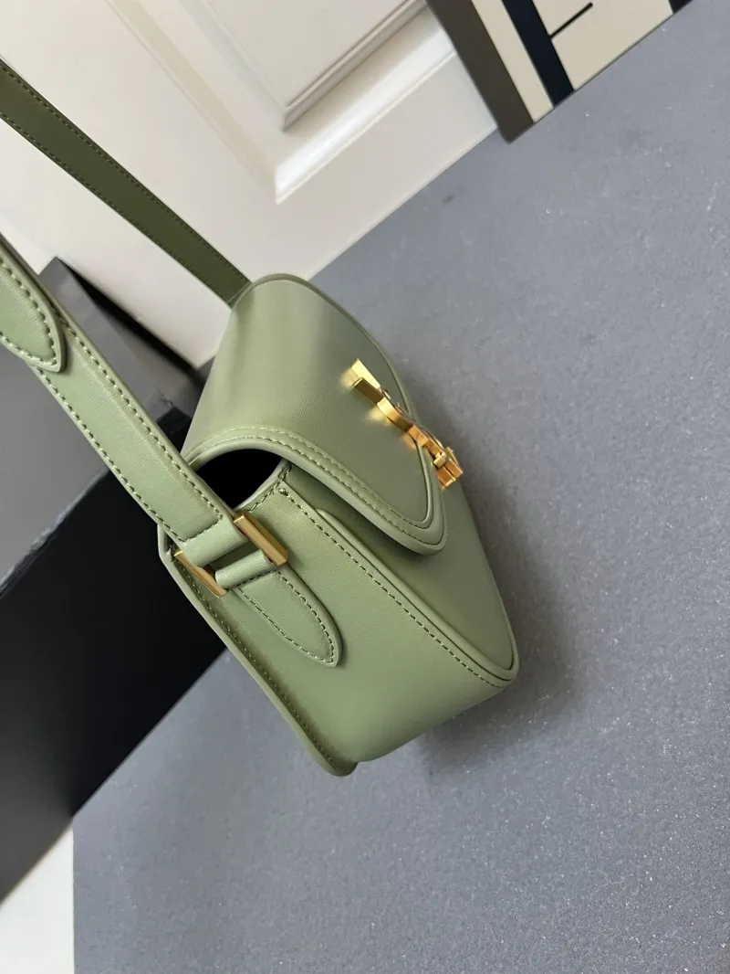Saint Laurent Y1832330 Sage Green Shoulder Bag - Image 4